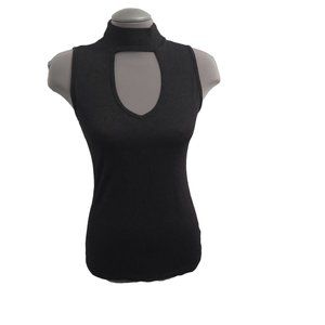 Dante Malan Los Angeles Summer Choker V Neck Summer Tank Women Size Medium Gray